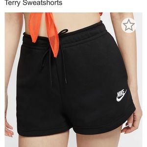 Nike black sweatshort